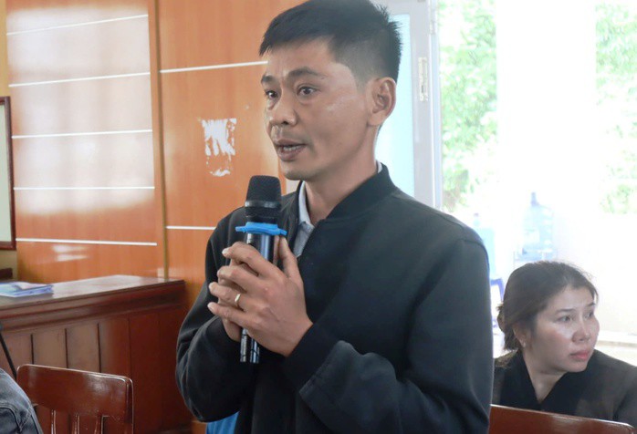 Con trai ông Đặng Huy Dũng kiến nghị có phương án giải quyết vụ trúng đấu giá lô đất 18 năm nhưng không có trên thực địa tại buổi tiếp xúc cử tri