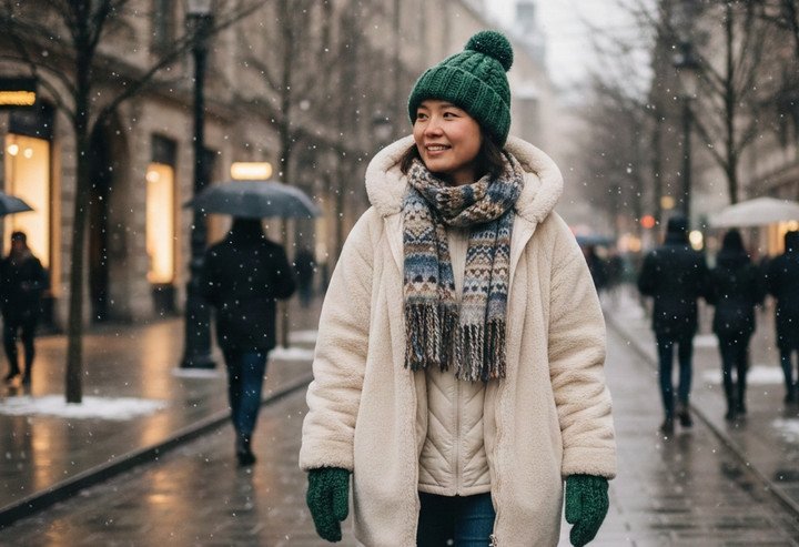 Giữ ấm cơ thể cũng là yếu tố then chốt trong phòng đột quỵ. (Ảnh được tạo bởi AI)