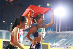 Điền kinh liên tục giật HCV, đoàn thể thao Việt Nam nỗ lực đua bảng xếp hạng SEA Games