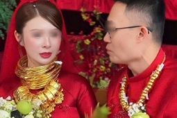 Đám cưới của cô dâu ở xã Sông Đốc, tỉnh Cà Mau gây 