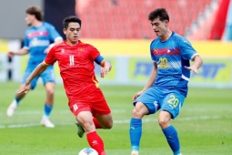 Video bóng đá U22 Việt Nam - U22 Philippines: Văn Khang suýt mở điểm (BK SEA Games 33)