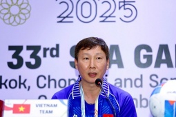 Trực tiếp họp báo U22 Việt Nam - U22 Philippines: Thầy Kim đánh giá lối chơi toàn đội