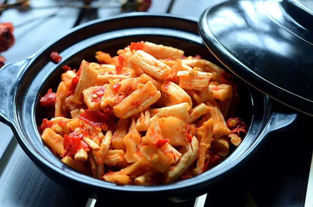 Món củ cải này chống ngán rất hiệu quả.