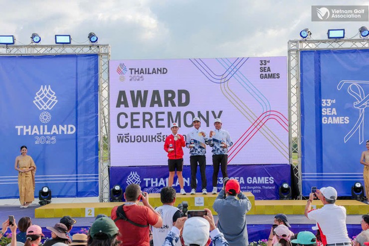 Golfer số 1 Việt Nam Nguyễn Anh Minh ghi dấu ấn với HCB Sea Games 33 - 3