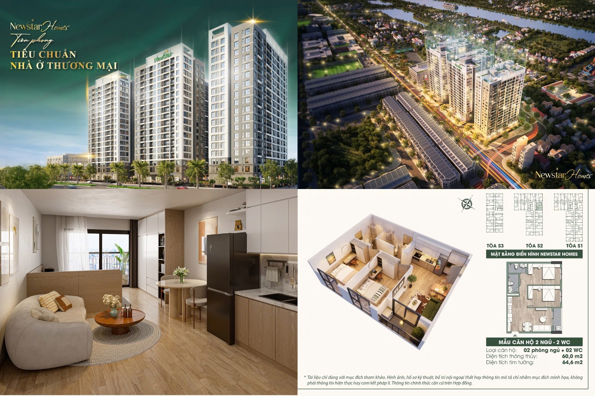 Nội thất, thiết kế tại chung cư NOXH Newstar Homes Bắc Ninh xứng tầm chất lượng.