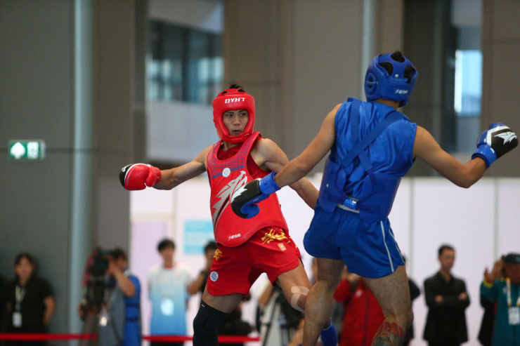 Văn Chưởng và Thu Thủy đánh như "phim chưởng", giật 2 HCV cho wushu Việt Nam - 3