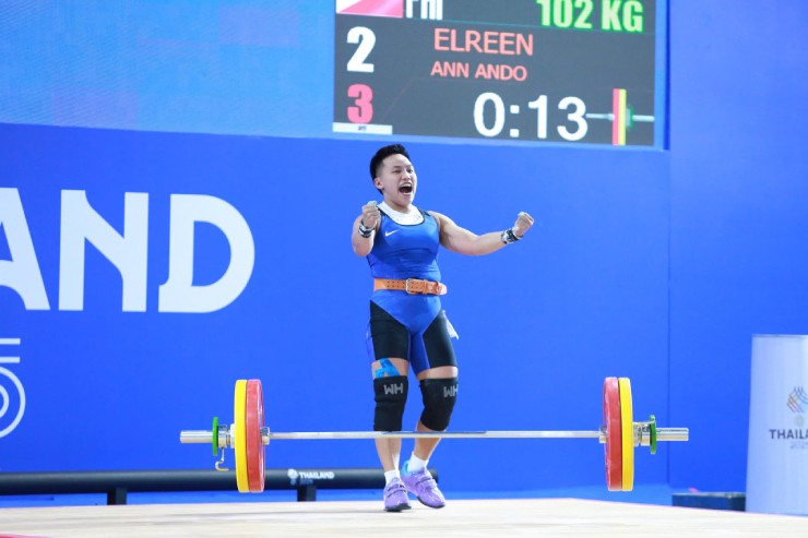 Elreen Ann Ando (Philippines) giành HCV. Ảnh Lê Phong