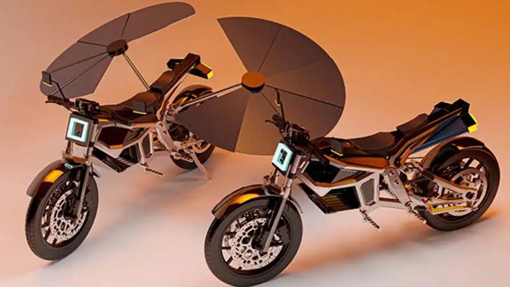 Độc đáo: Xe máy điện chạy bằng năng lượng mặt trời, không tốn chi phí vận hành - 4