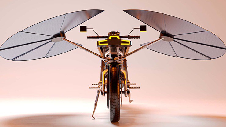 Độc đáo: Xe máy điện chạy bằng năng lượng mặt trời, không tốn chi phí vận hành - 2