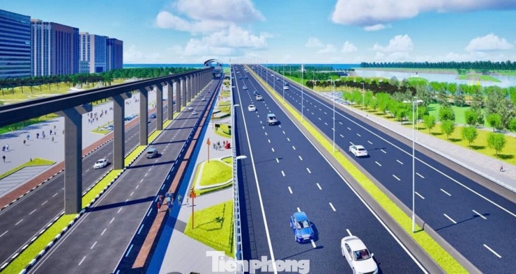 Hạng mục chính của dự án là hạng mục trục giao thông đường bộ đi trên cao theo tiêu chuẩn cao tốc và hệ thống đường sắt đô thị 1 ray (monorail) nhằm tăng cường năng lực vận tải công cộng và kết nối giao thông.