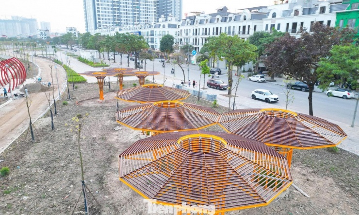 Diện mạo công viên gần 300 tỷ đồng với cổng hoa sen 5 cánh ở Hà Nội - 10