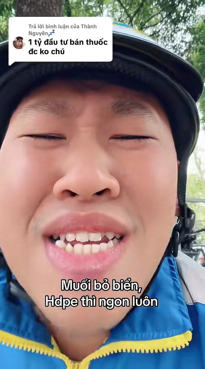 Câu nói HDPE thì ngon luôn đang lan truyền khắp mạng xã hội. (Ảnh: @maitrithuc2020)