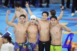 Bơi Việt Nam vẫn “như rồng như hổ”: Dàn trai đẹp “gồng gánh” 6 HCV SEA Games