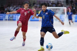 Video bóng đá futsal nữ Thái Lan - Indonesia: Cú sốc luân lưu, thất bại lịch sử (SEA Games)