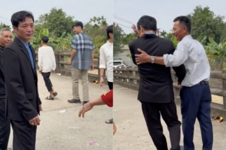 Clip cha không nỡ buông tay con gái về nhà chồng khiến dân mạng rưng rưng