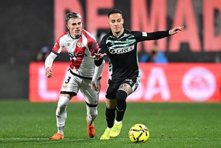 Video bóng đá Rayo Vallecano - Real Betis: Cột dọc và thủ môn cứu nguy cho Antony (La Liga)