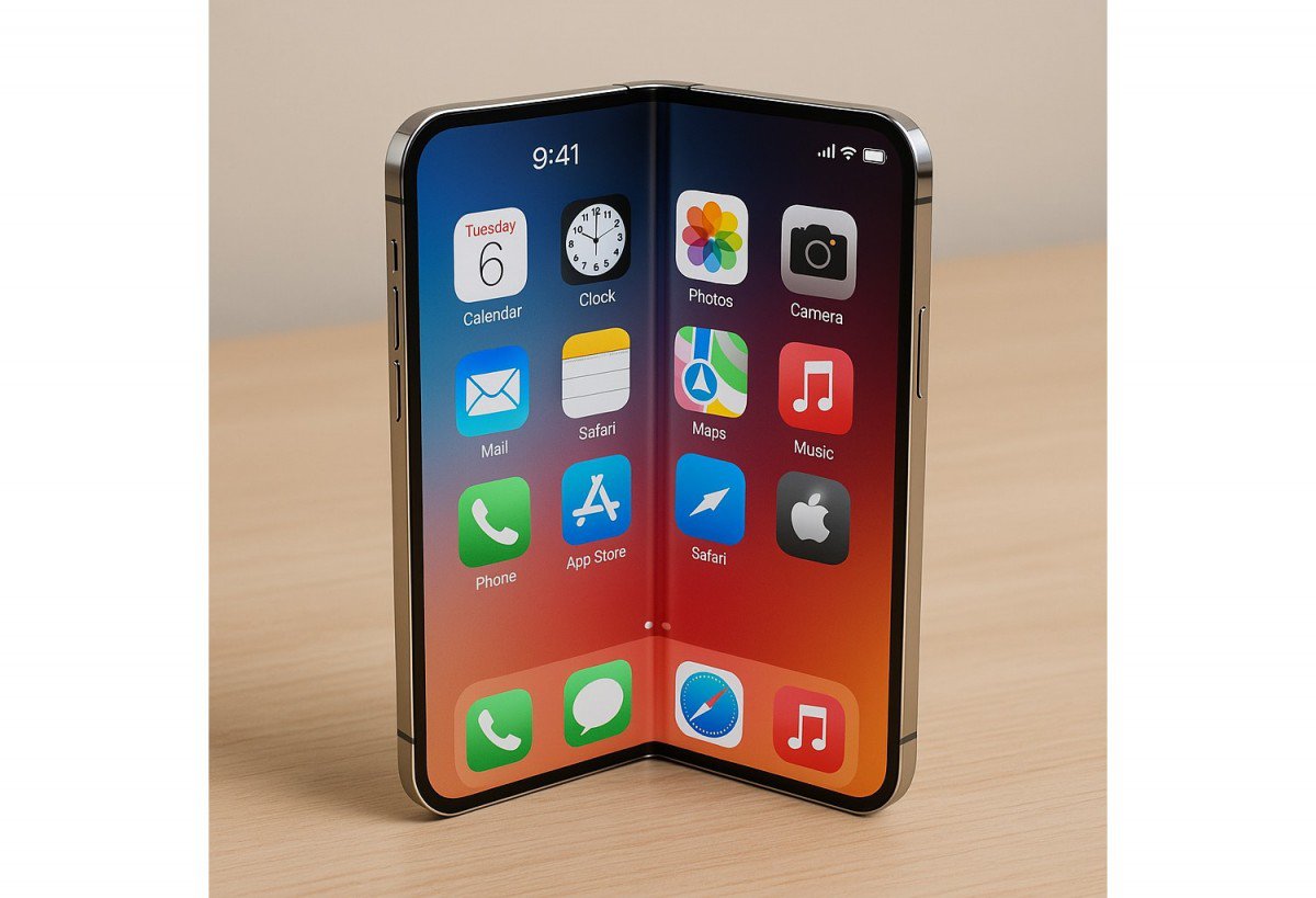 Ảnh concept iPhone Fold.