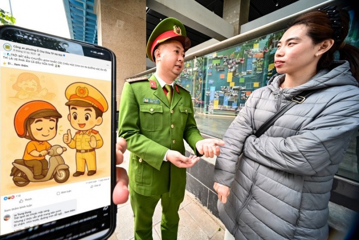 Fanpage "Triệu view": Cách Công an phường Ô Chợ Dừa "chạm" tới trái tim nhân dân để phục vụ tốt nhất. - 9