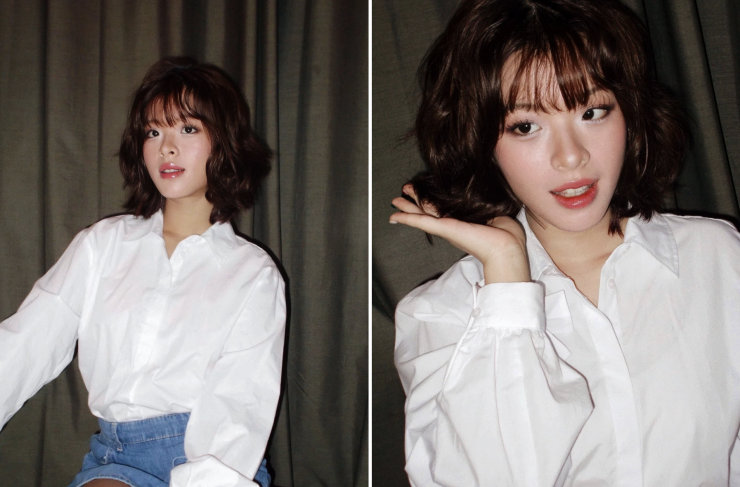 Ở tuổi 21, Hồng Khanh sở hữu vẻ ngoài xinh đẹp, cá tính, được khen là "bản sao thời trẻ" của NSƯT Chiều Xuân.