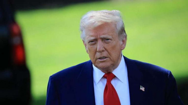 Tổng thống Mỹ Trump. Ảnh Getty