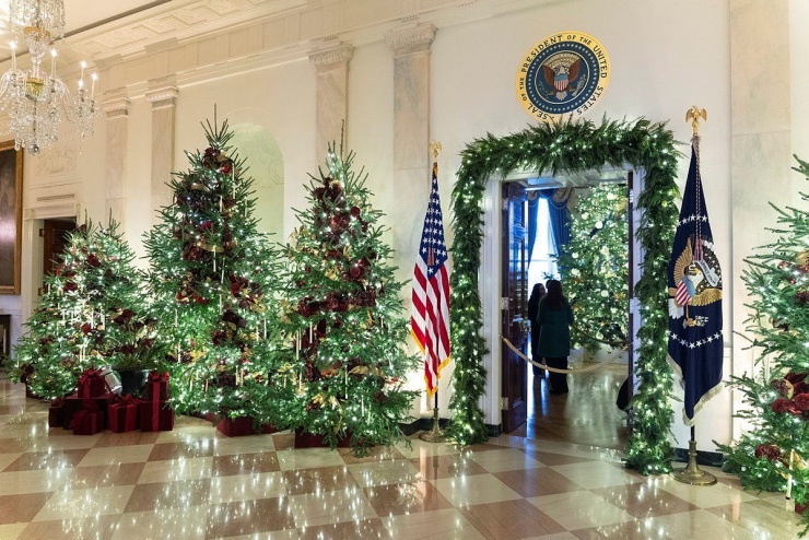 Nhà Trắng trang hoàng chủ đề Giáng sinh đón khách tham quan - 10