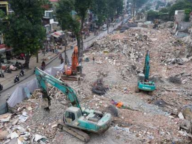 Đường Vành đai 1 dần lộ hình hài sau cơn lốc giải tỏa