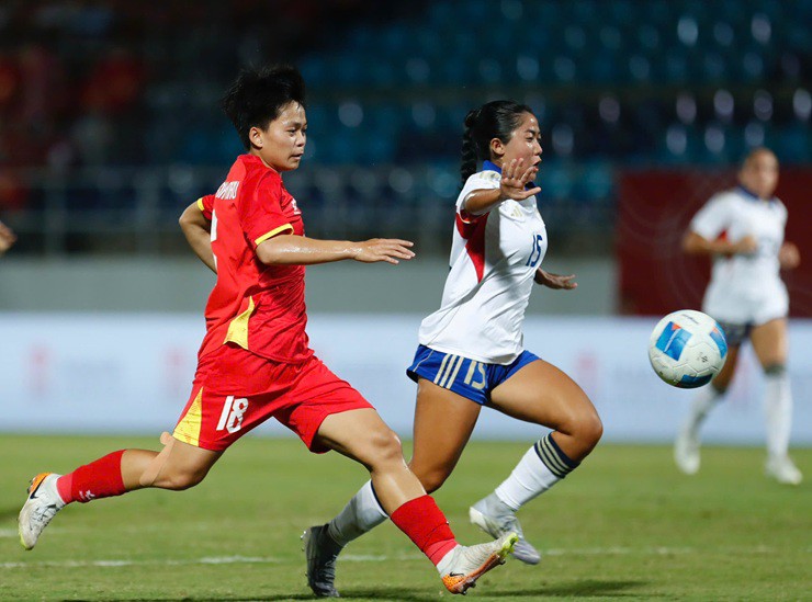Trực tiếp bóng đá ĐT nữ Việt Nam - Philippines: Luân lưu cân não (CK SEA Games) (Hết giờ) - 4
