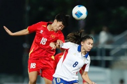 Trực tiếp bóng đá ĐT nữ Việt Nam - Philippines: Thế trận lấn lướt (CK SEA Games)