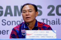 Trực tiếp họp báo U22 Thái Lan đấu U22 Việt Nam: HLV Thawatchai dè chừng Đình Bắc