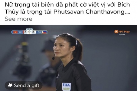 Nữ trọng tài biên "cướp" trắng trợn bàn thắng của tuyển Việt Nam: Dân mạng "dậy sóng" lùng tìm