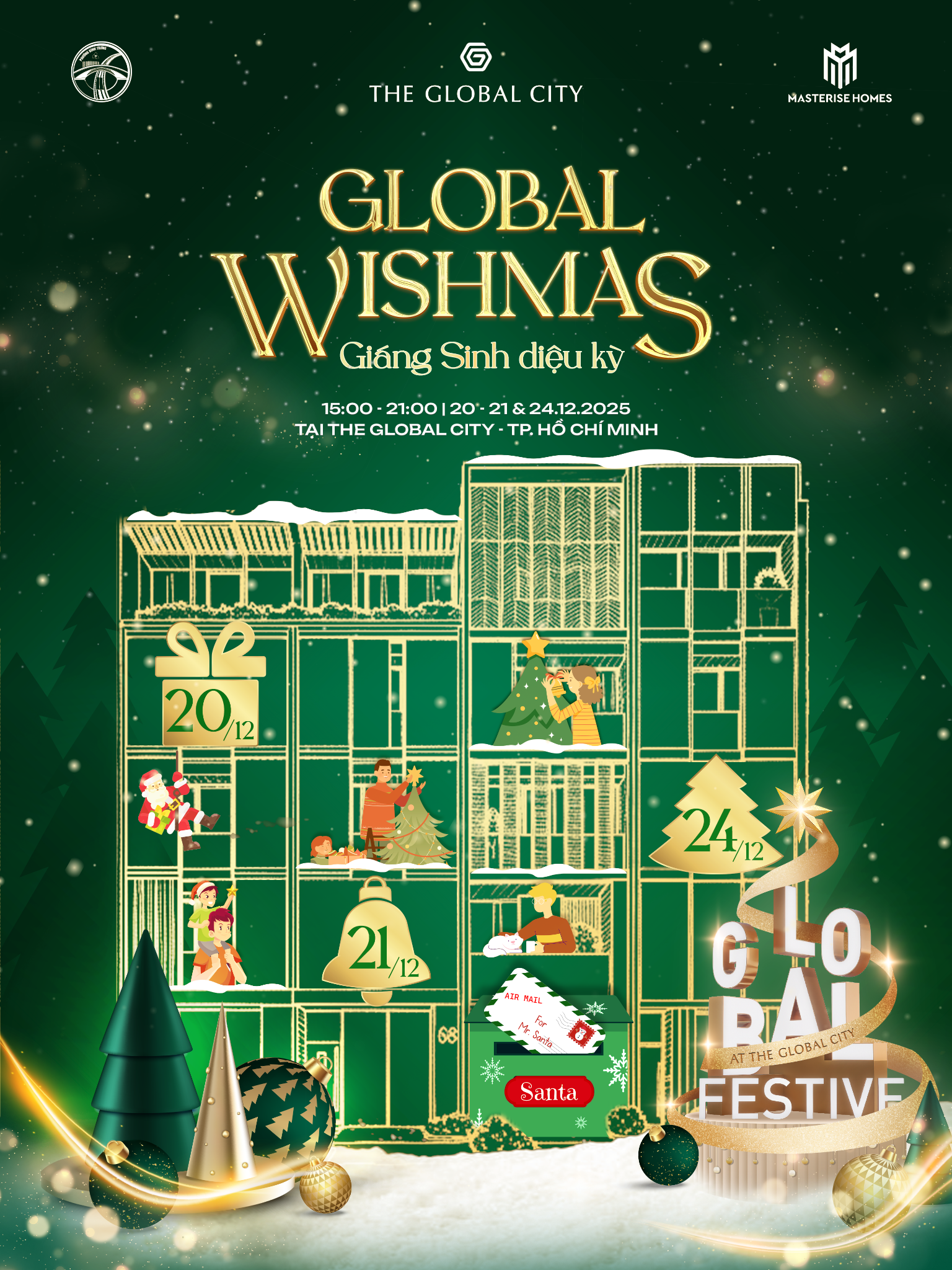 Sự kiện Global Wishmas sẽ diễn ra vào ngày 20 - 21 & 24/12/2025