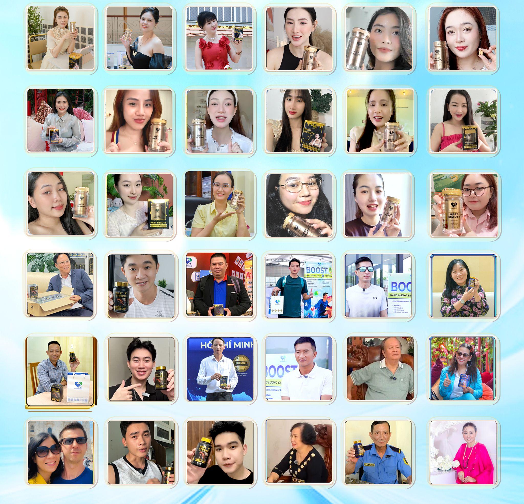 Viên uống yến sào được đông đảo khách hàng tin tưởng sử dụng