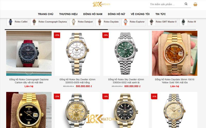 18K Watches - Địa chỉ cung cấp đồng hồ Rolex chính hãng chất lượng nhất.[/caption]