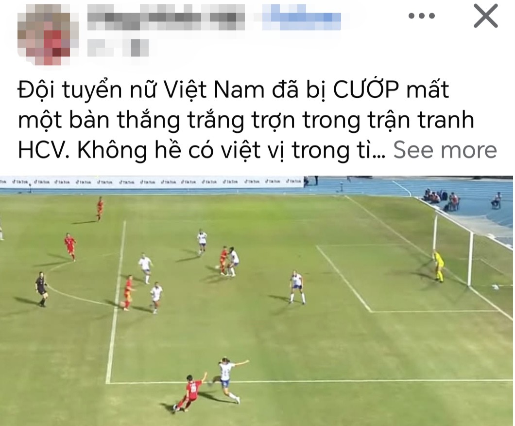 "Bị cướp mất bàn thắng".