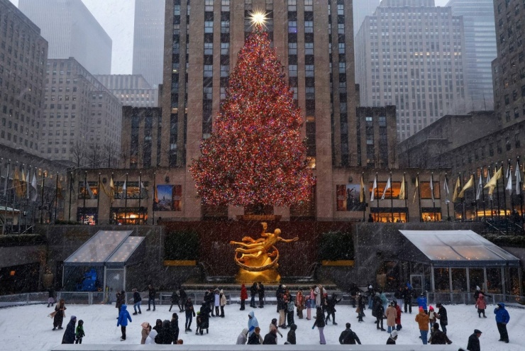 New York như 'xứ thần tiên' trong tận tuyết đầu mùa - 1