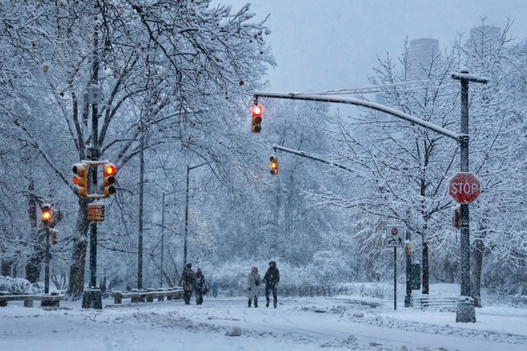 New York như 'xứ thần tiên' trong tận tuyết đầu mùa - 3