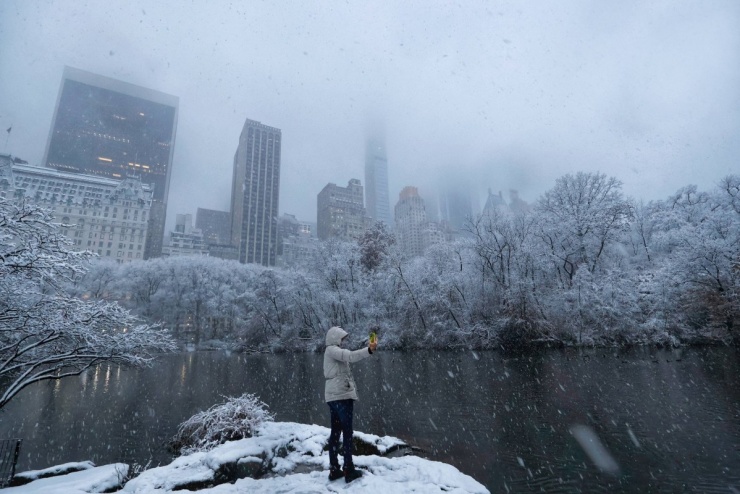 New York như 'xứ thần tiên' trong tận tuyết đầu mùa - 4