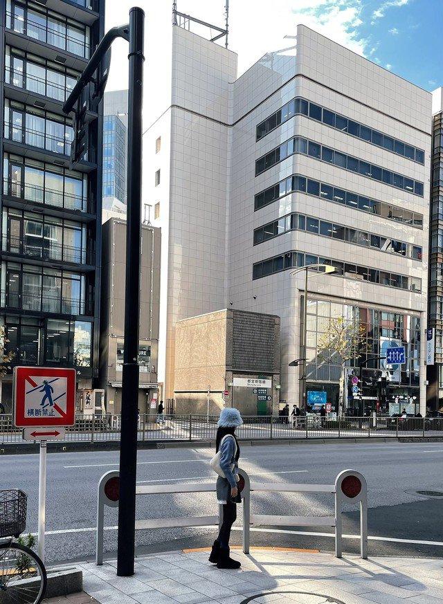 Một chút xanh mát lành cho ngày xuống phố, đủ để tạo nên hình ảnh nhẹ nhàng nhưng vẫn cuốn hút.