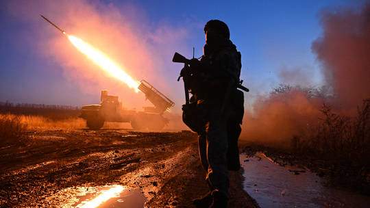 Người lính Nga trên chiến trường Ukraine. Ảnh Sputnik