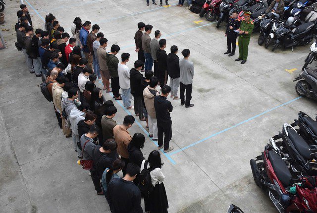 Trước đó, Cơ quan Công an đã khởi tố 19 đối tượng liên quan vụ án để phục vụ công tác điều tra. Ảnh: CATP Đà Nẵng