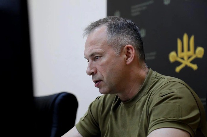 Tư lệnh Lực lượng vũ trang Ukraine Oleksandr Syrskyi. Ảnh: Facebook/ Oleksandr Syrskyi