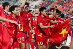 Video bóng đá U22 Việt Nam - U22 Thái Lan: "Bàn thắng vàng" Thanh Nhàn, ngạo nghễ đăng quang (CK SEA Games)