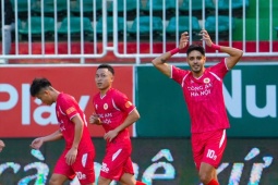 Video bóng đá HAGL - Công an Hà Nội: Ngoại binh rực sáng, bám đuổi ngôi đầu (V-League)