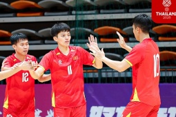 Trực tiếp bóng đá futsal nam Việt Nam - Thái Lan: Osamanmusa mở tỷ số (SEA Games)