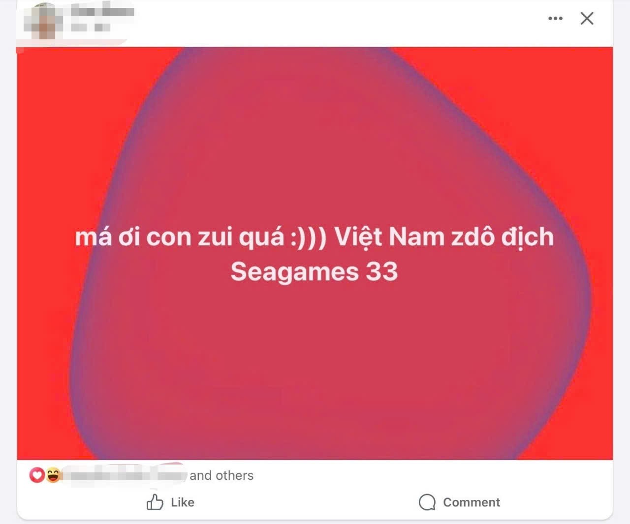 "Má ơi, con vui quá!".