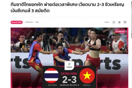U22 Việt Nam ngược dòng lấy HCV SEA Games, báo Thái Lan đau đớn vì "hat-trick về nhì"