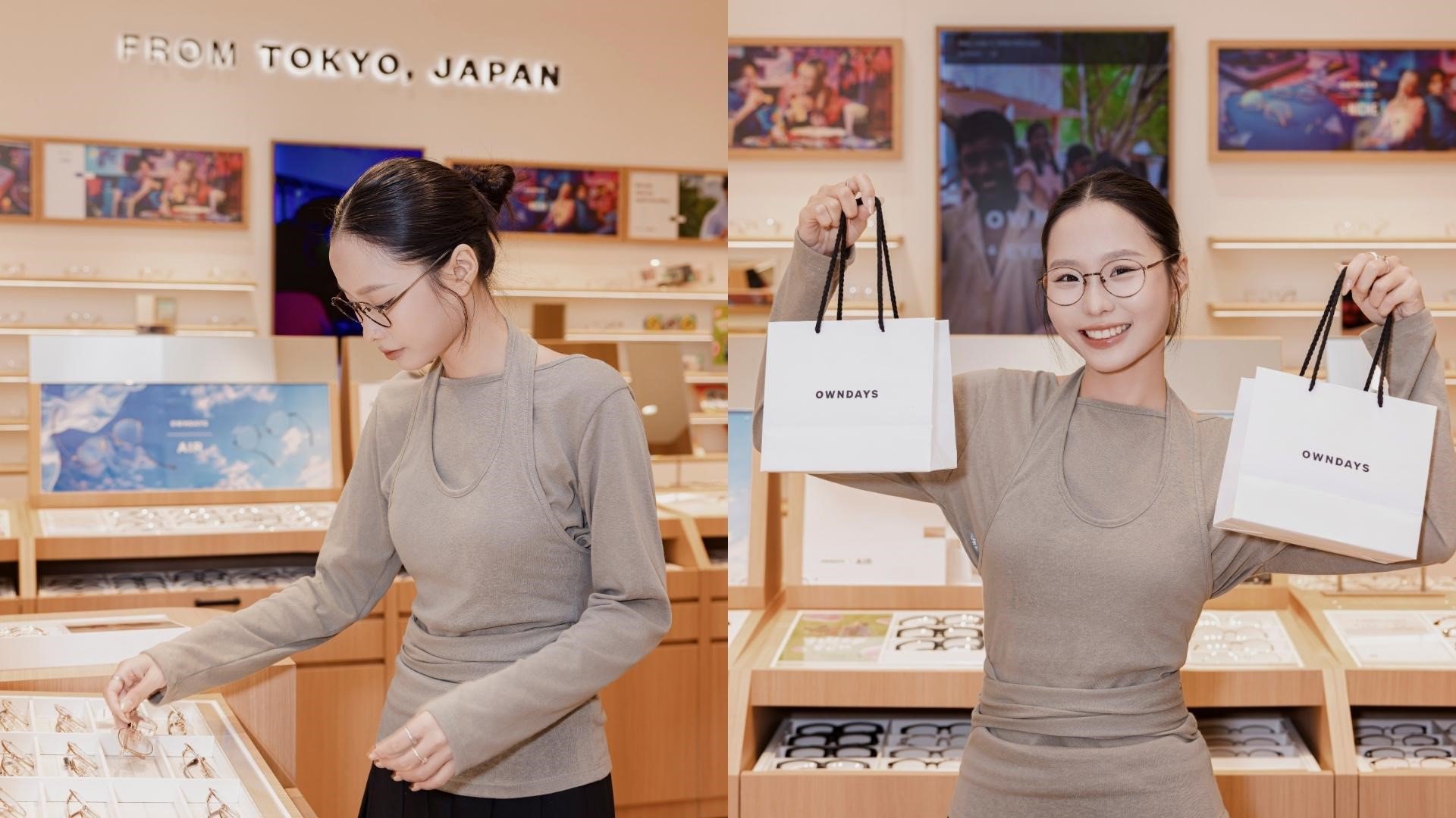 Những khoảnh khắc của TikToker Xun Hoa tại cửa hàng OWNDAYS Sense City Phạm Văn Đồng