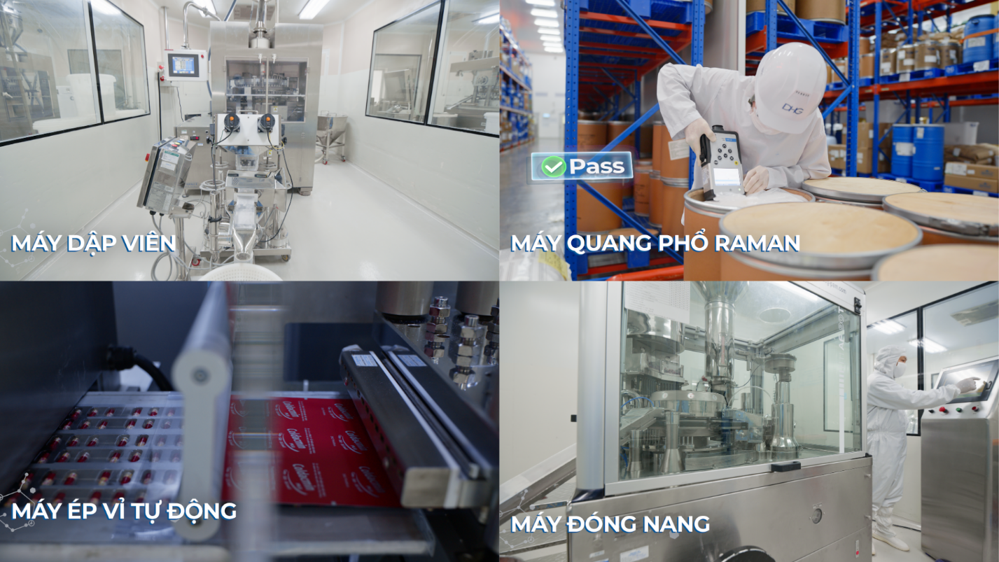 Hệ thống thiết bị đạt tiêu chuẩn cao tại nhà máy Betalactam – DHG Pharma