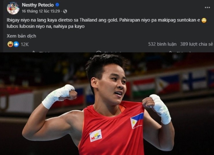 Nesthy Petecio lên trang cá nhân nói thẳng về những bức xúc mà cô phải trải qua ở SEA Games 33