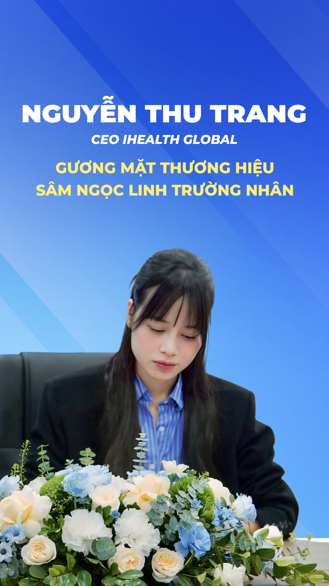 Bà Nguyễn Thu Trang - Đại diện thương hiệu Sâm Ngọc Linh Trường Nhân, sau thành công với một số thương hiệu quốc tế bằng sự minh bạch và trách nhiệm, đang góp phần định hình chiến lược phát triển đưa Sâm Ngọc Linh đến gần hơn với người Việt.